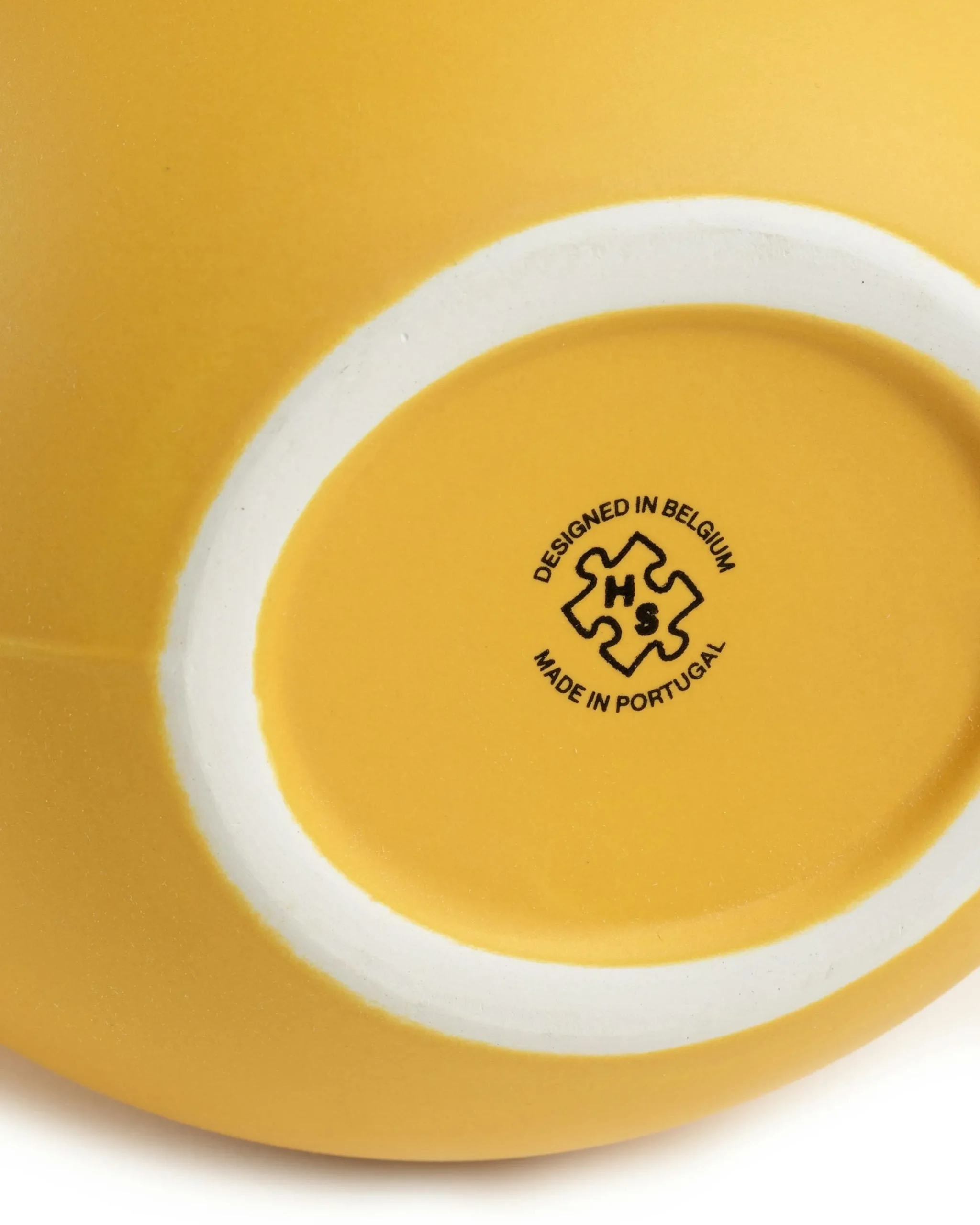 Home Studyo Vase Oscar Yolk Yellow- Ceramics