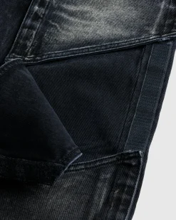 Y/Project Velcro Multi Panel Jeans Faded Black- Pants