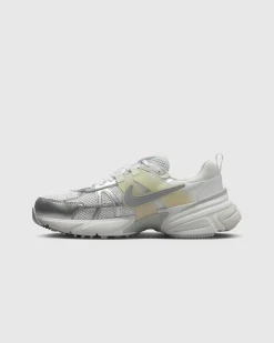 Nike V2K Run White/Metallic Silver-Platinum Tint- Sneakers