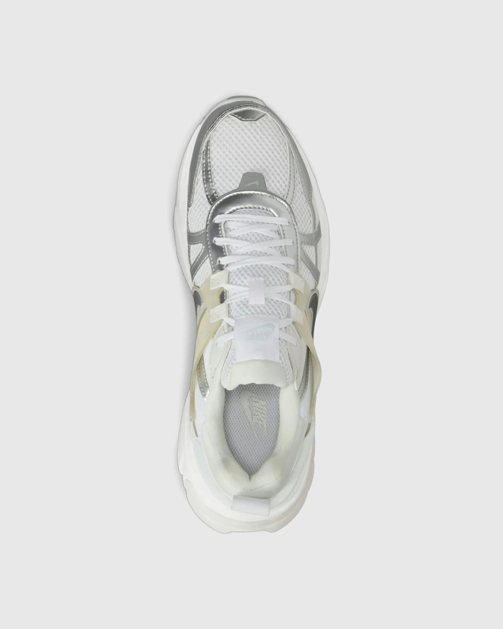 Nike V2K Run White/Metallic Silver-Platinum Tint- Sneakers