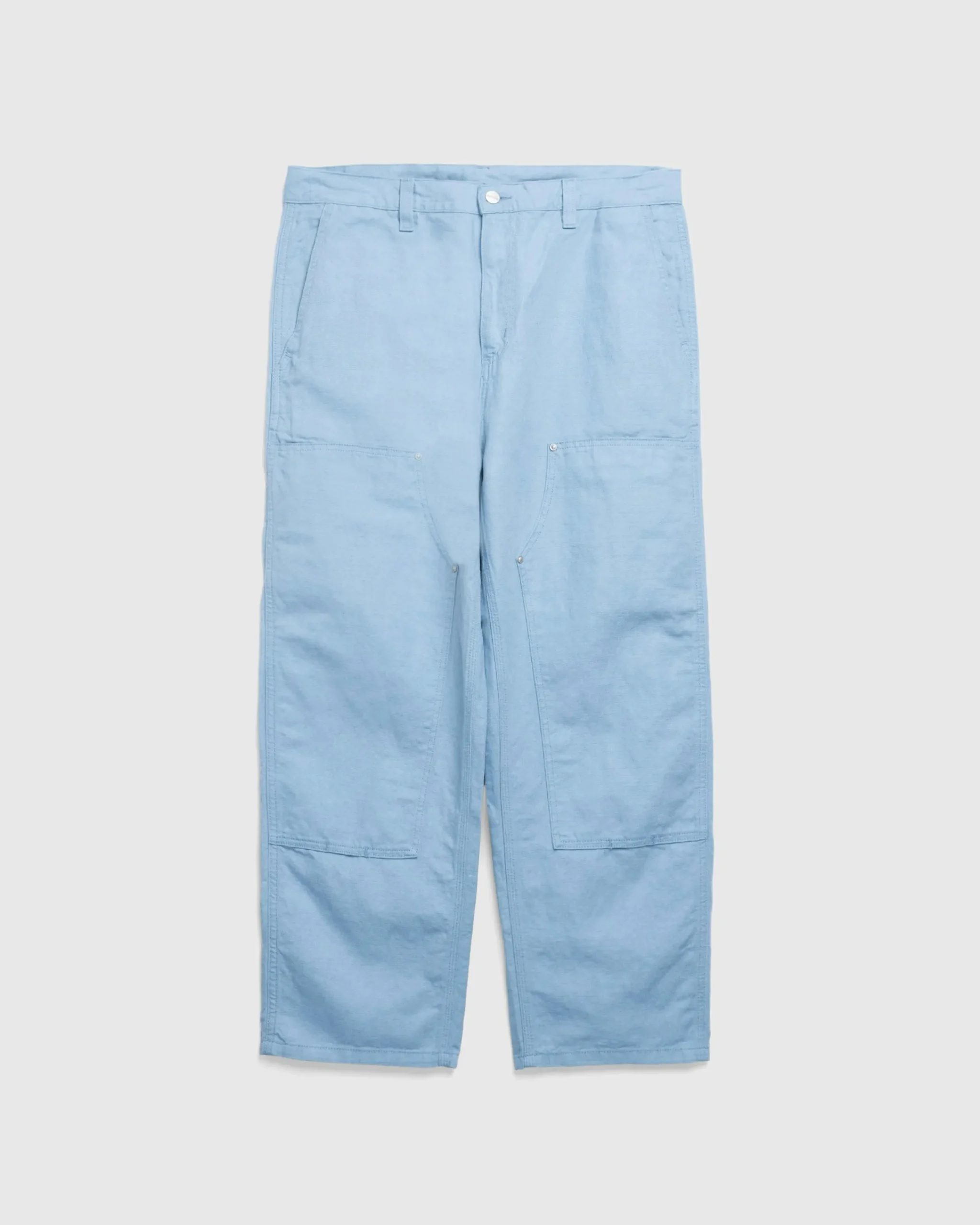 Carhartt WIP Walter Double Knee Pant Misty Sky/Rinsed- Pants