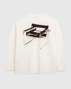 Highsnobiety Wassily Long-Sleeve T-Shirt Warm White- Shirts