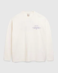 Highsnobiety Wassily Long-Sleeve T-Shirt Warm White- Shirts