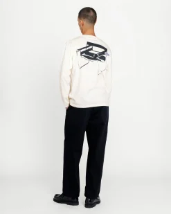 Highsnobiety Wassily Long-Sleeve T-Shirt Warm White- Shirts