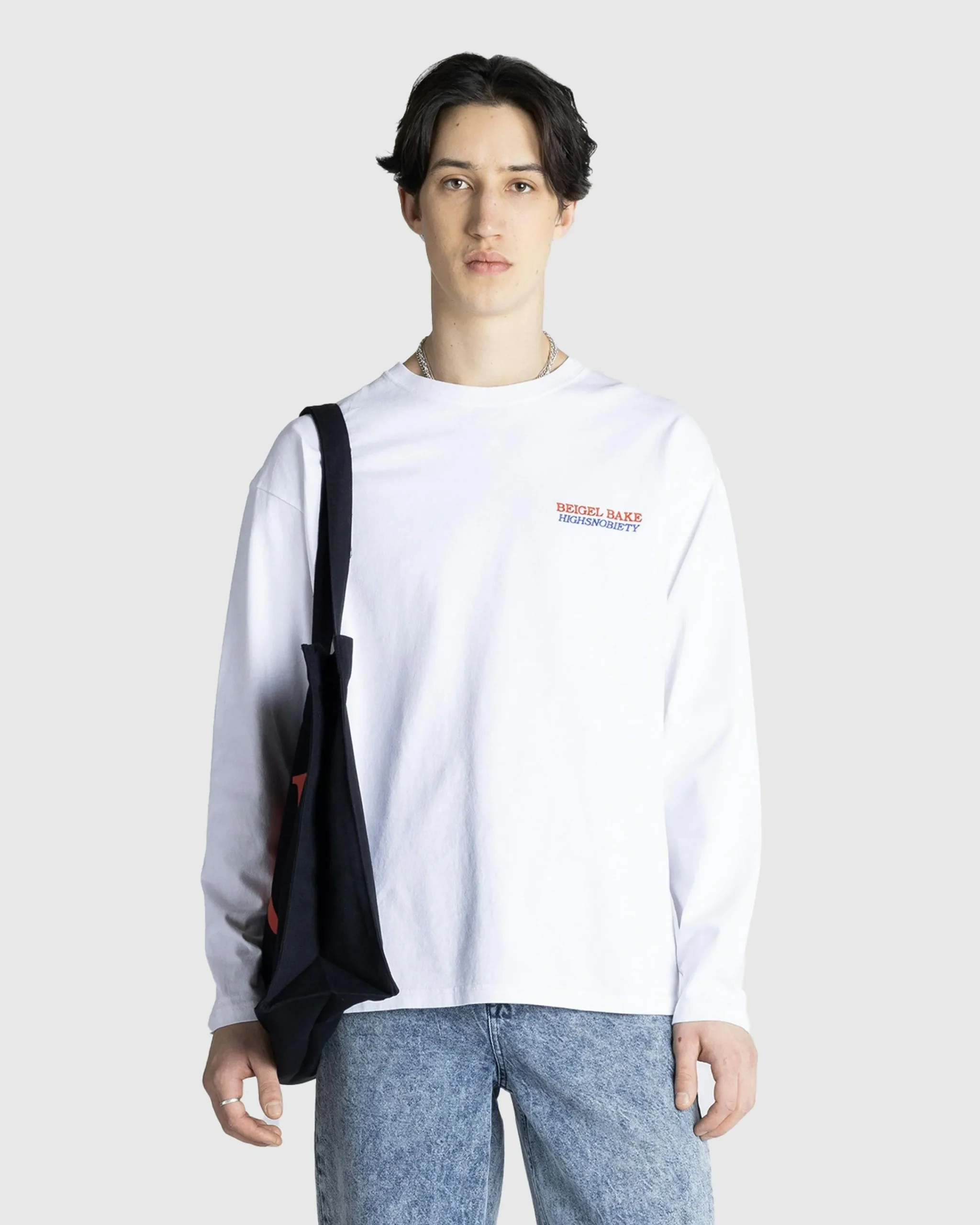 Beigel Bake Watercolor Long-Sleeve Tee- Tops