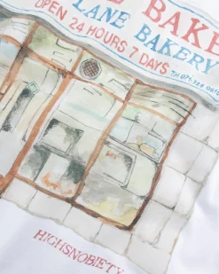 Beigel Bake Watercolor Long-Sleeve Tee- Tops