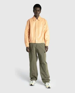 Highsnobiety HS05 Waxed Leather Bomber Sand- Outerwear