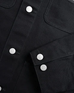 Carhartt WIP Way Of The Light Michigan Coat Black/Dark Grey Reflective- Outerwear