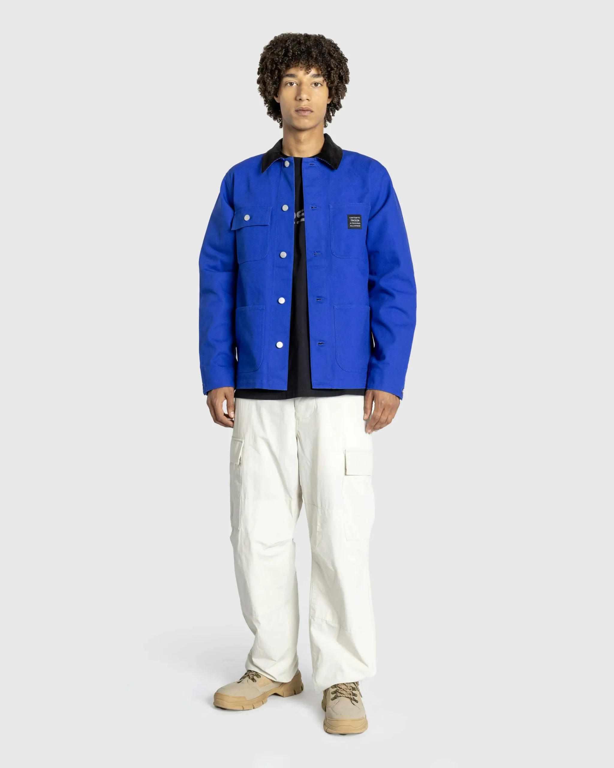 Carhartt WIP Way Of The Light Michigan Coat Lazurite/Dark Grey Reflective- Outerwear