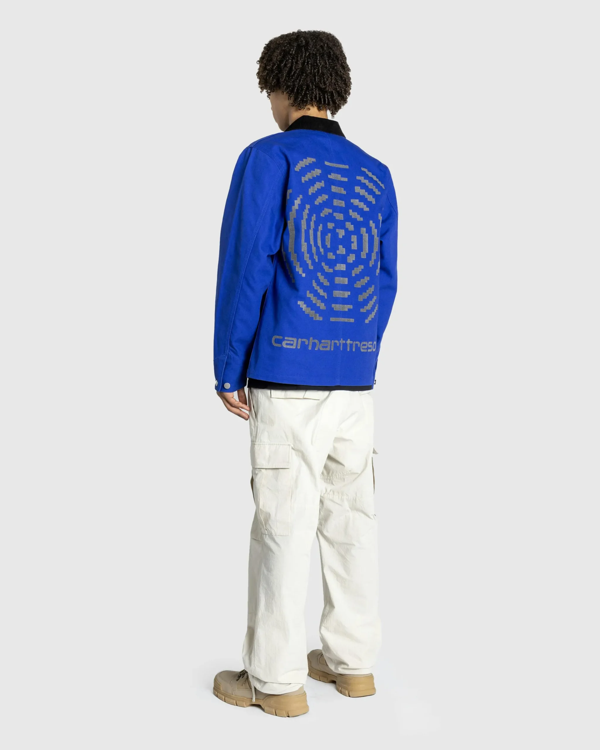 Carhartt WIP Way Of The Light Michigan Coat Lazurite/Dark Grey Reflective- Outerwear