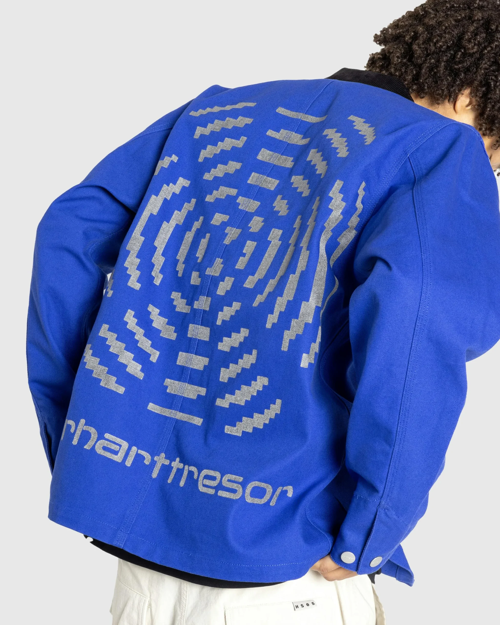 Carhartt WIP Way Of The Light Michigan Coat Lazurite/Dark Grey Reflective- Outerwear