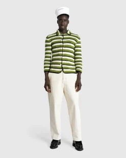 Bode Weedy Crochet LS Shirt- Shirts
