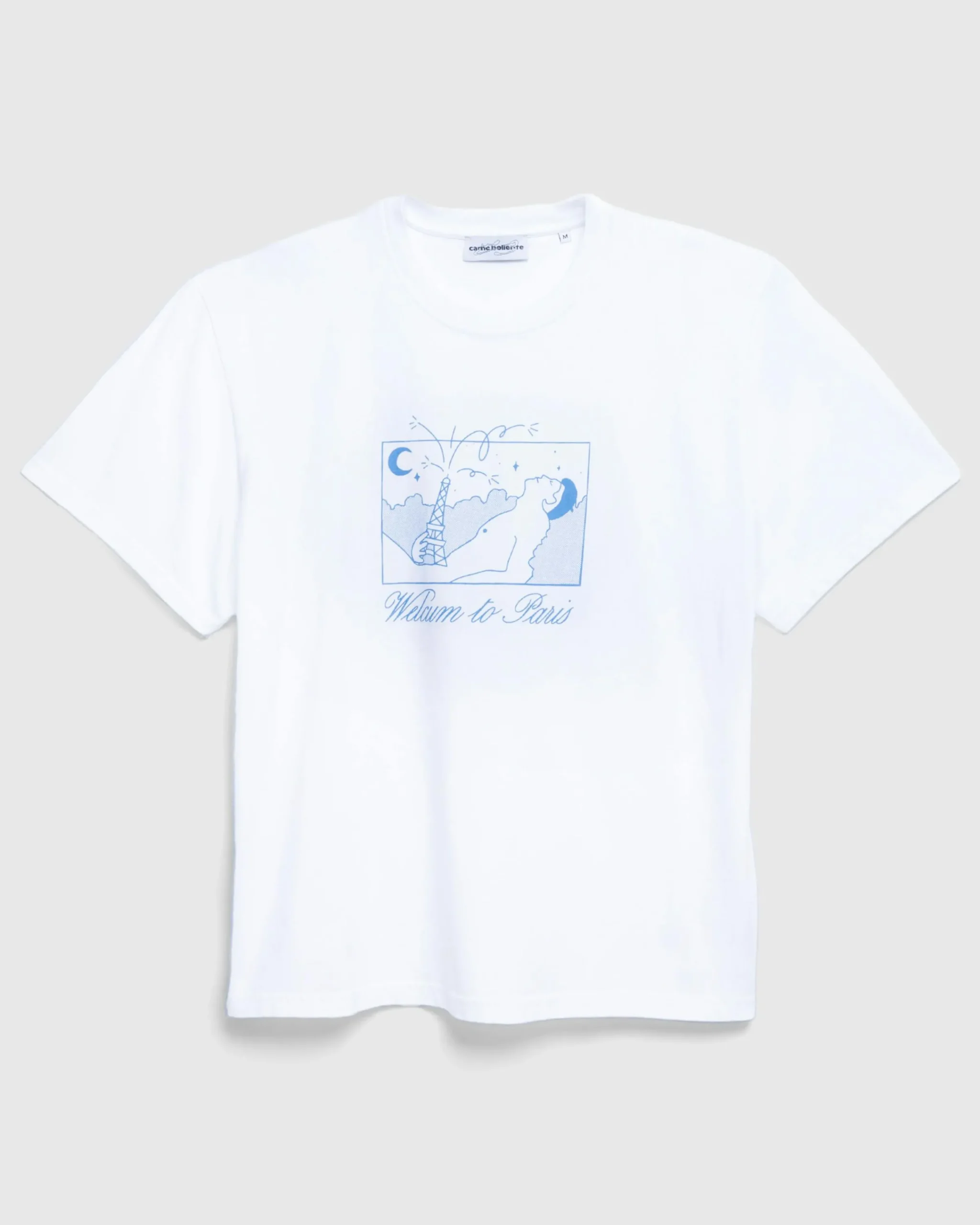 Carne Bollente Welcum to Paris T-Shirt- Tops