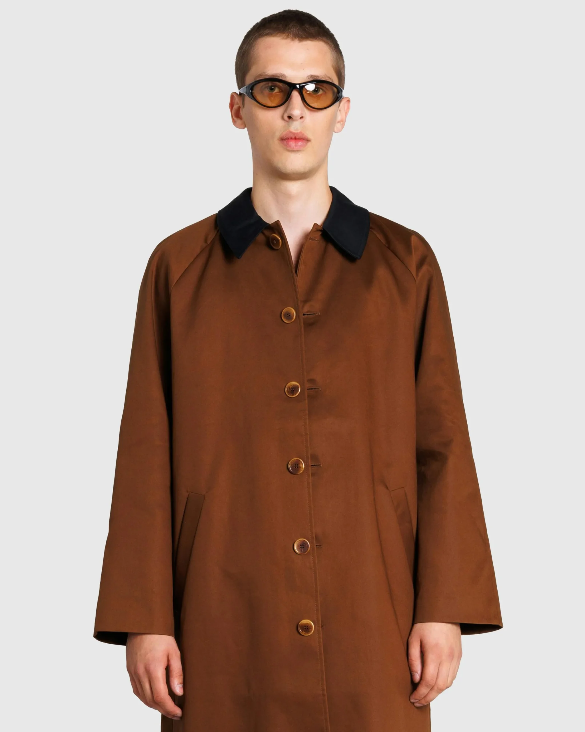 Galilee by Sea Wide Raglan Overcoat- Outerwear