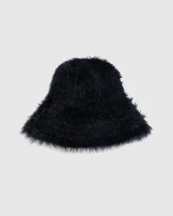 Marine Serre Wild Puffy Knit Bucket Hat- Hats