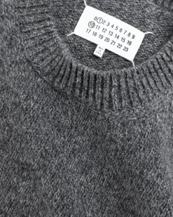 Maison Margiela Wool Gilet Dark Grey- Knitwear