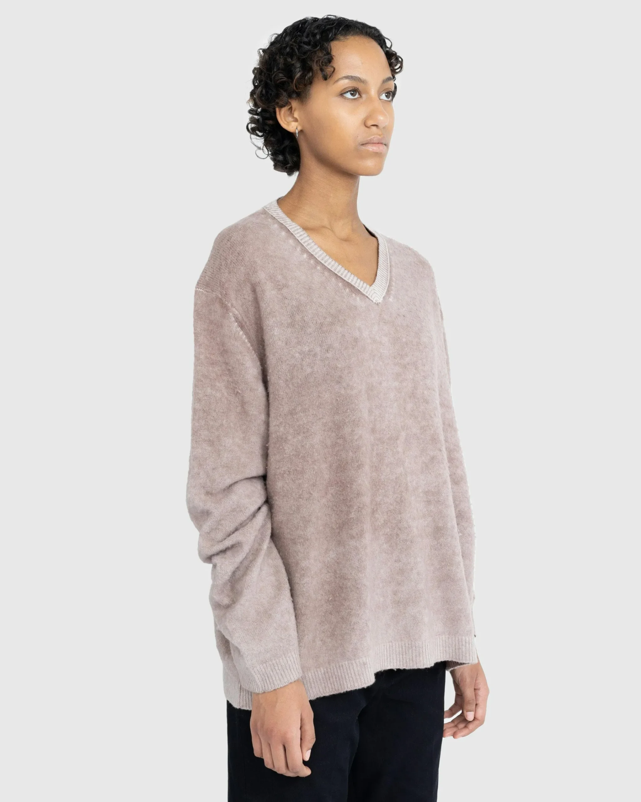 Acne Studios Wool V-Neck Sweater- Knitwear
