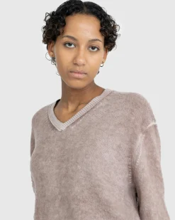 Acne Studios Wool V-Neck Sweater- Knitwear