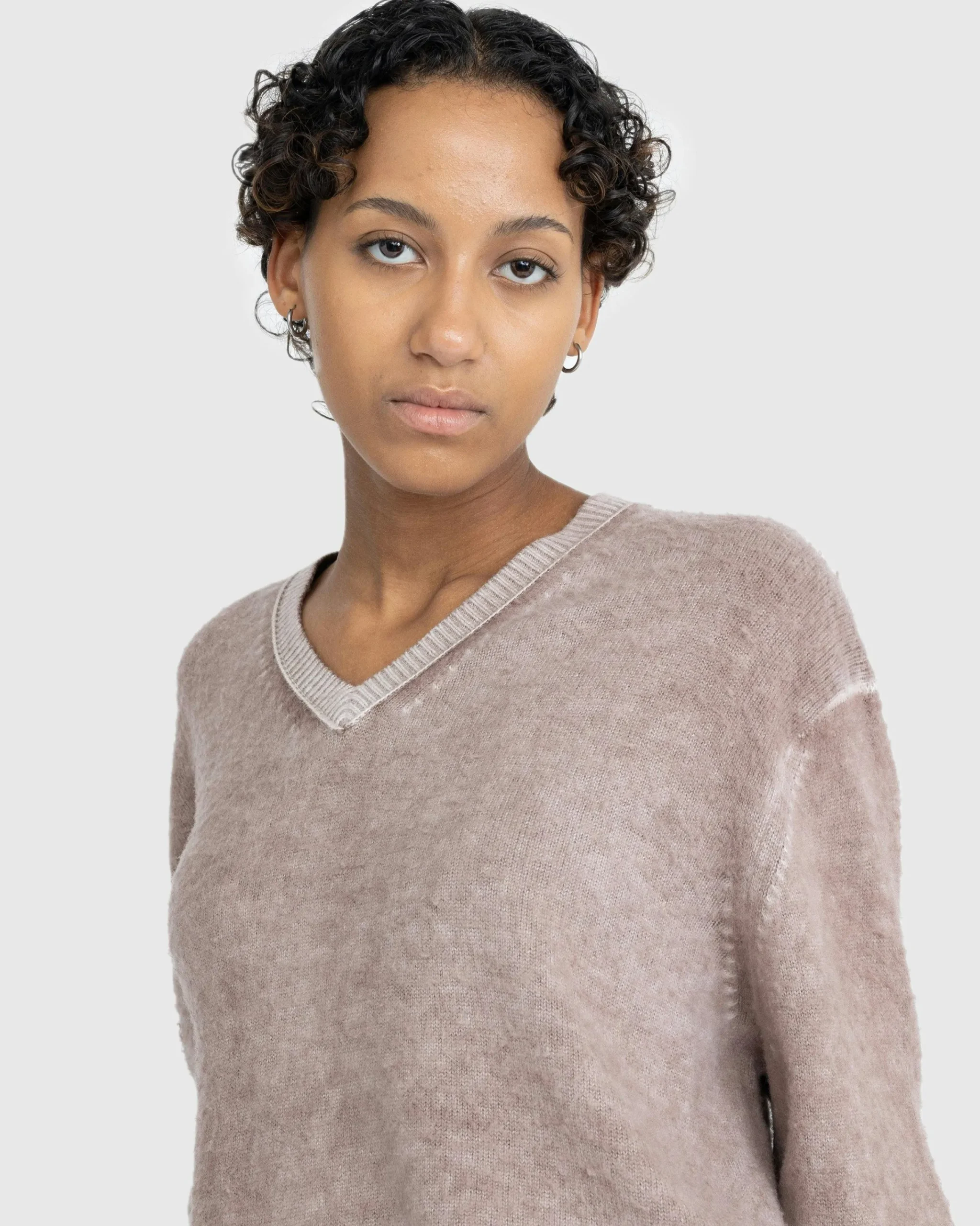 Acne Studios Wool V-Neck Sweater- Knitwear