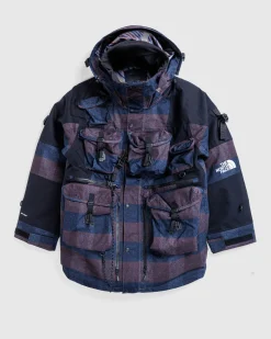 The North Face Wool-Like Hardshell Jacket Smokey Brown Plaid- Outerwear
