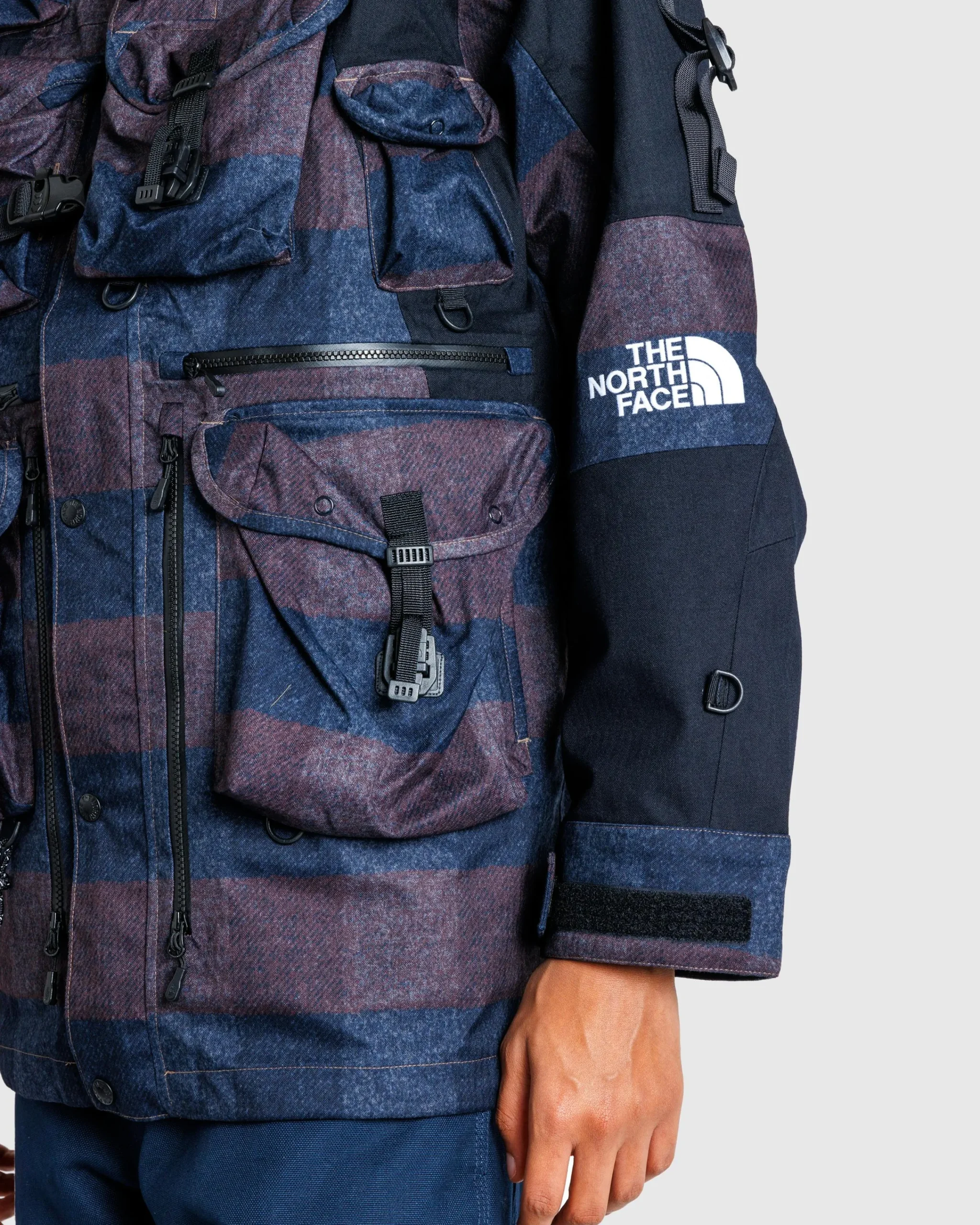 The North Face Wool-Like Hardshell Jacket Smokey Brown Plaid- Outerwear