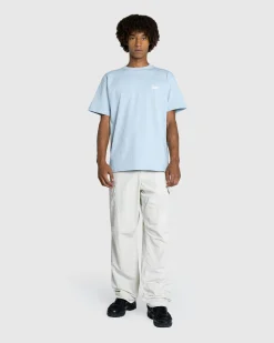 Patta Xerox Peace T-Shirt Dusty Blue- Tops