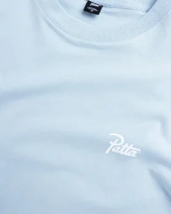Patta Xerox Peace T-Shirt Dusty Blue- Tops