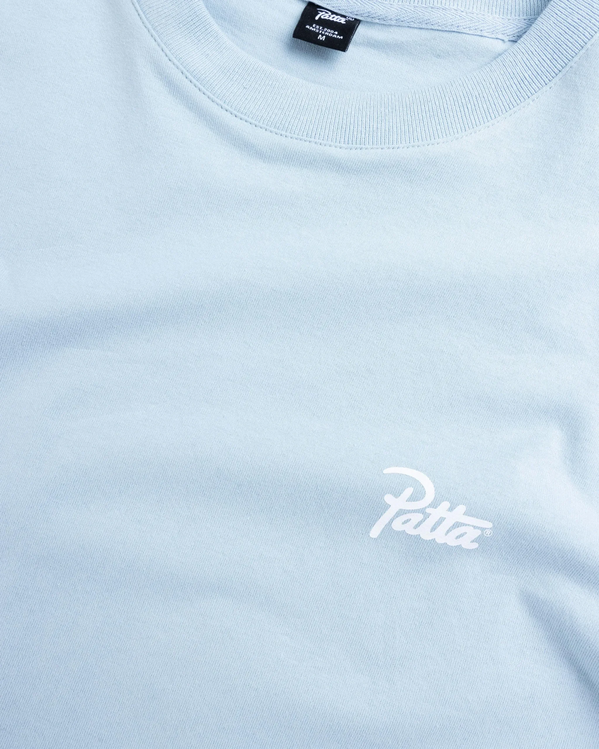 Patta Xerox Peace T-Shirt Dusty Blue- Tops
