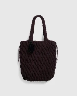 J.W. Anderson XL Blanket Shopper Dark Brown- Bags