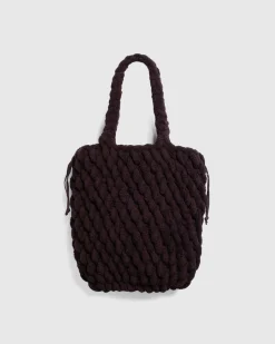 J.W. Anderson XL Blanket Shopper Dark Brown- Bags