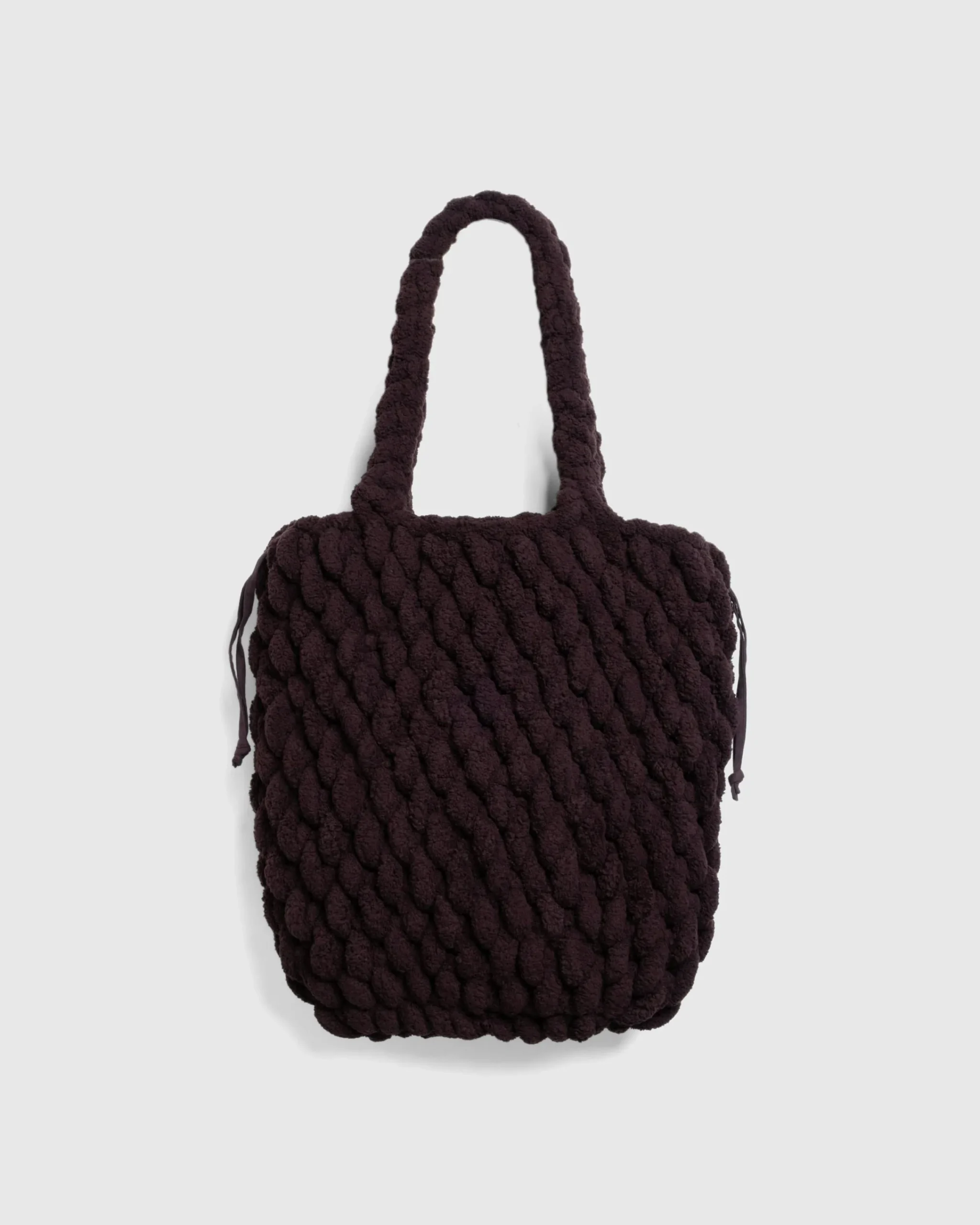 J.W. Anderson XL Blanket Shopper Dark Brown- Bags