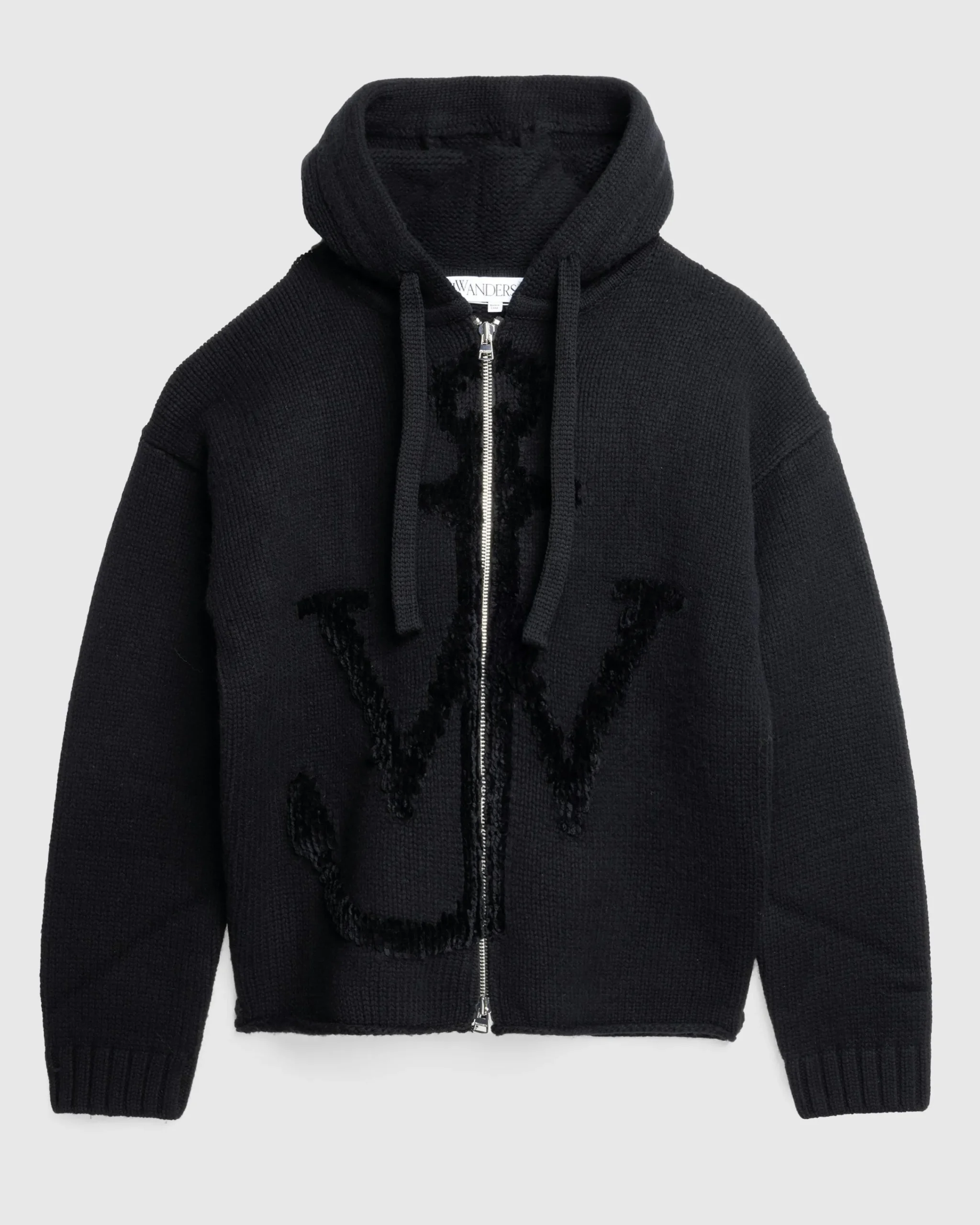 J.W. Anderson Zip Anchor Logo Hoodie- Sweats