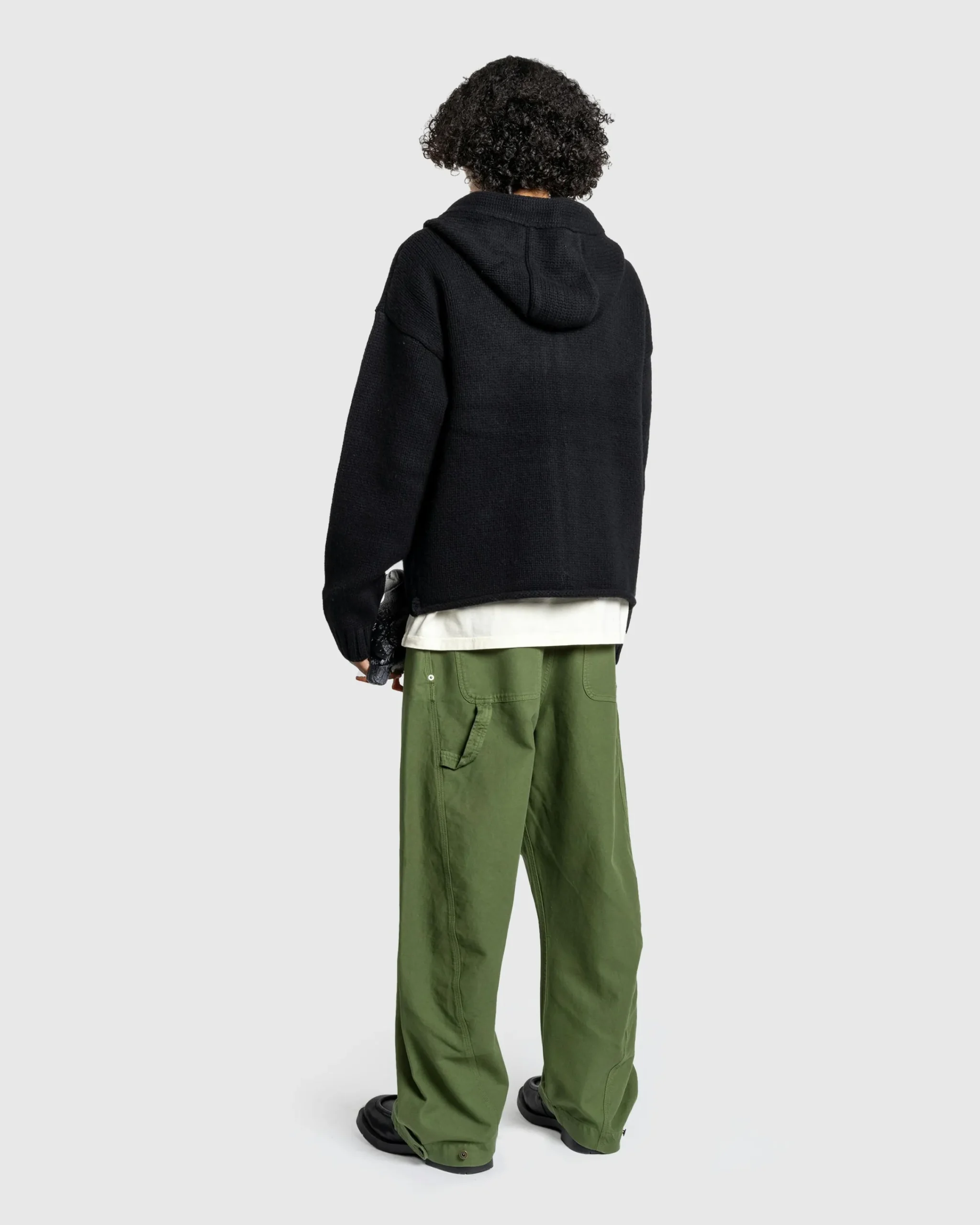 J.W. Anderson Zip Anchor Logo Hoodie- Sweats