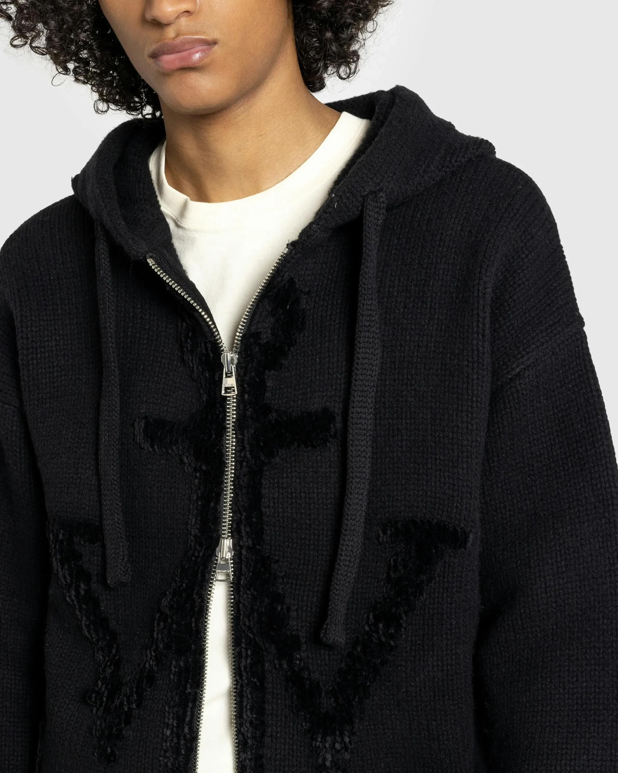J.W. Anderson Zip Anchor Logo Hoodie- Sweats