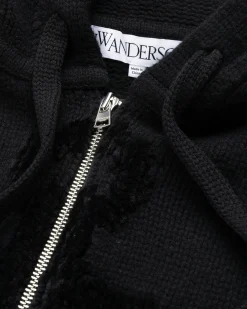 J.W. Anderson Zip Anchor Logo Hoodie- Sweats