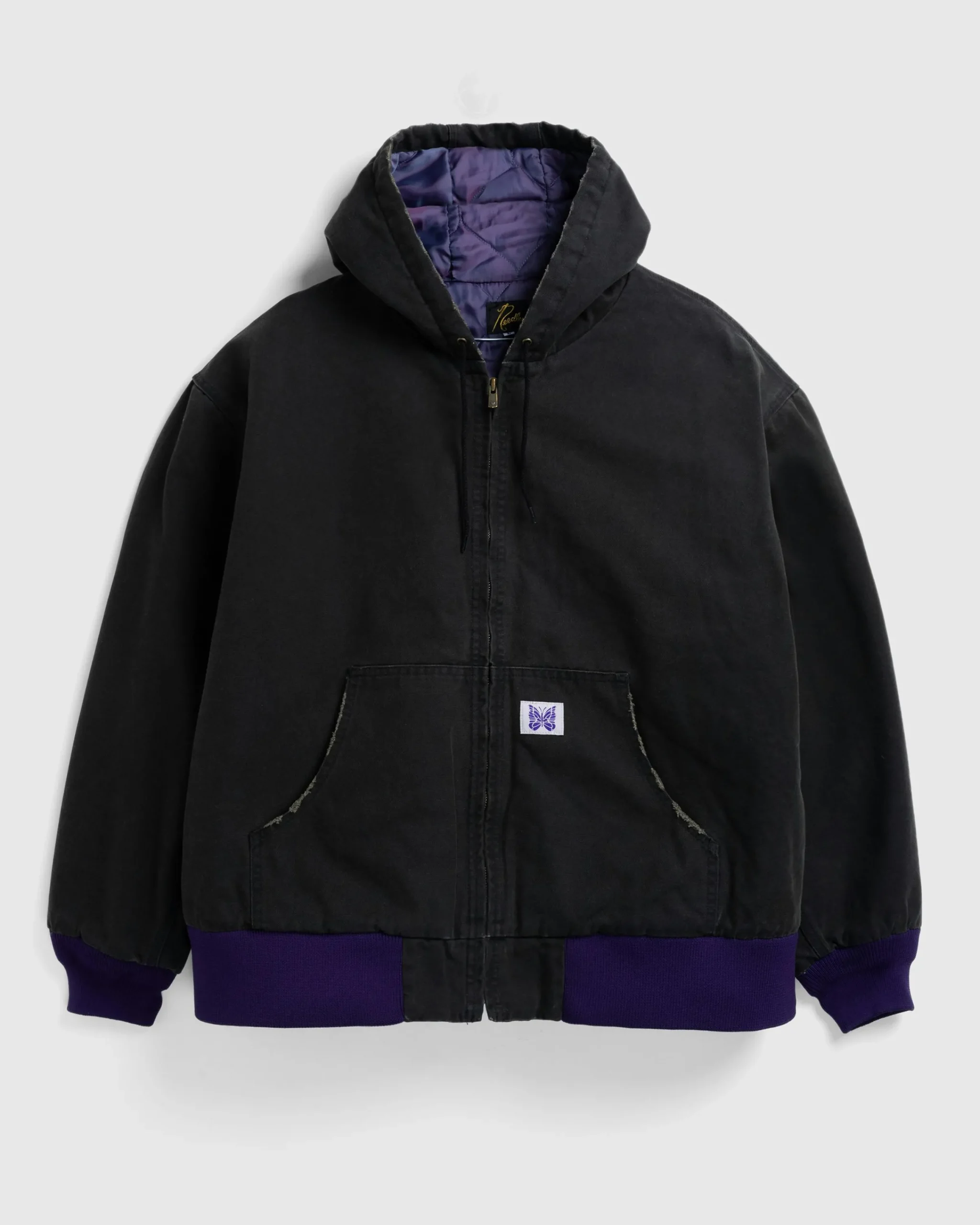 Needles Zipped Work Hoodie 11oz Cotton Oxford- Sweats