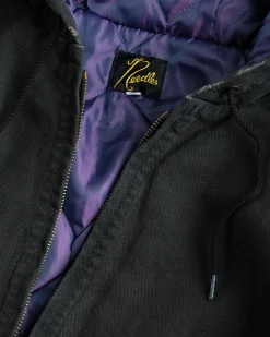 Needles Zipped Work Hoodie 11oz Cotton Oxford- Sweats