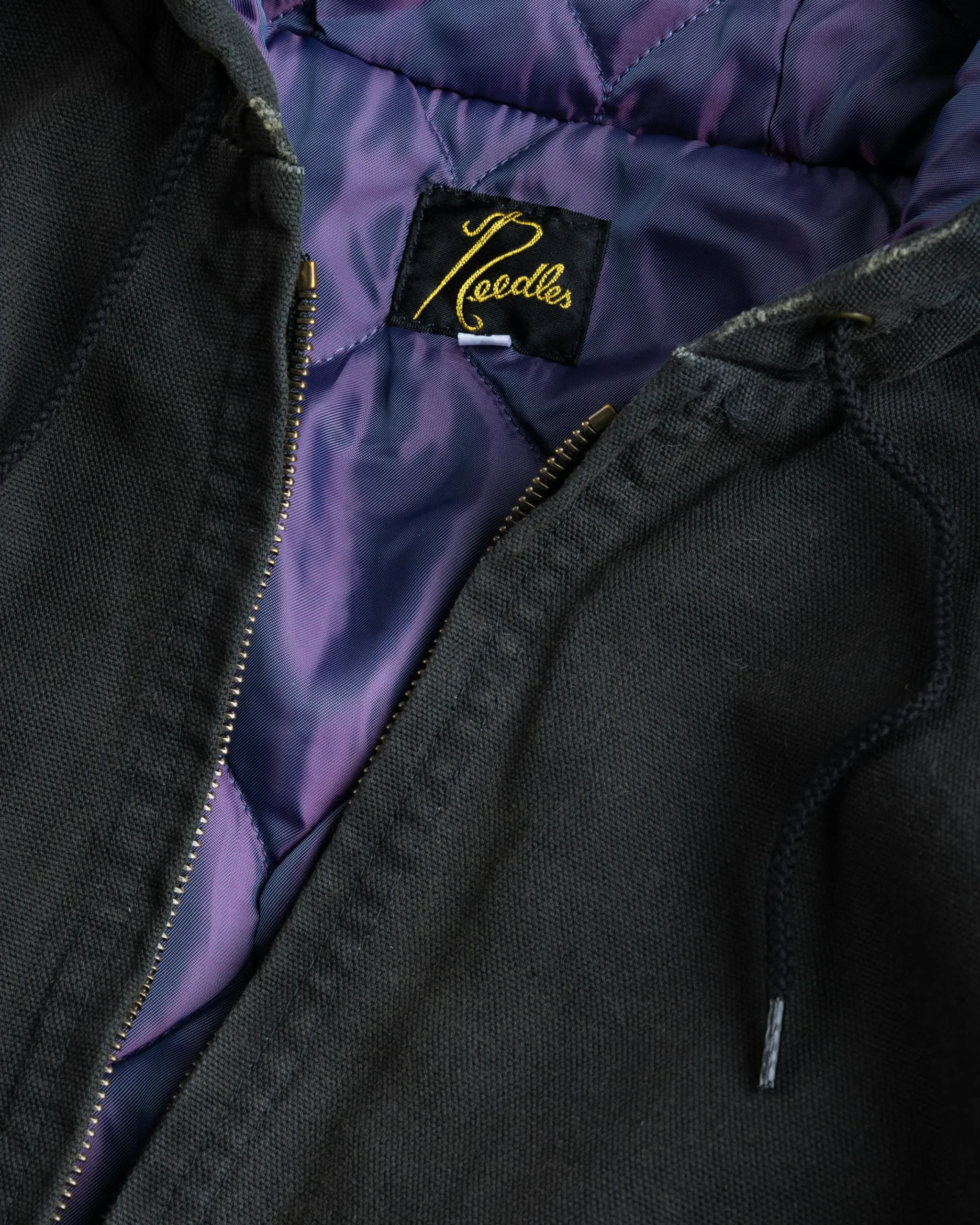 Needles Zipped Work Hoodie 11oz Cotton Oxford- Sweats