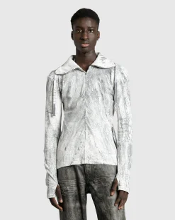Acne Studios Zippered Dyed Sweater Faded Black- Sweats
