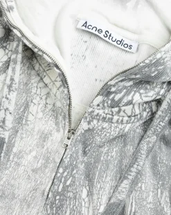 Acne Studios Zippered Dyed Sweater Faded Black- Sweats